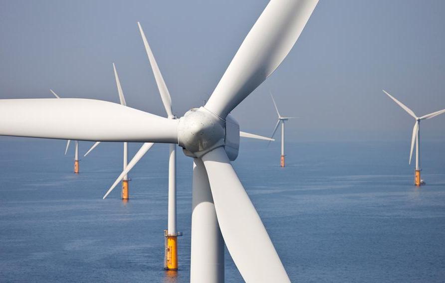 Stock image of wind energy