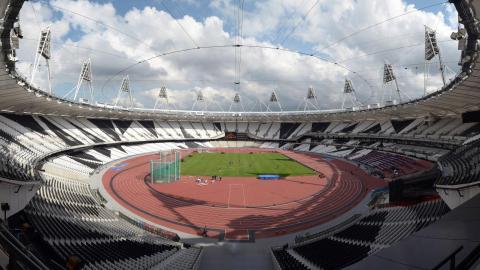 Inside the London Olympic Games stadium 2012